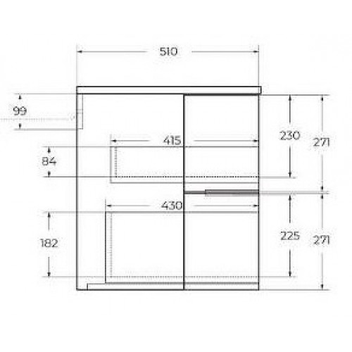 Cezares Тумба с раковиной Eden 90 rovere scuro soft раковина 50177