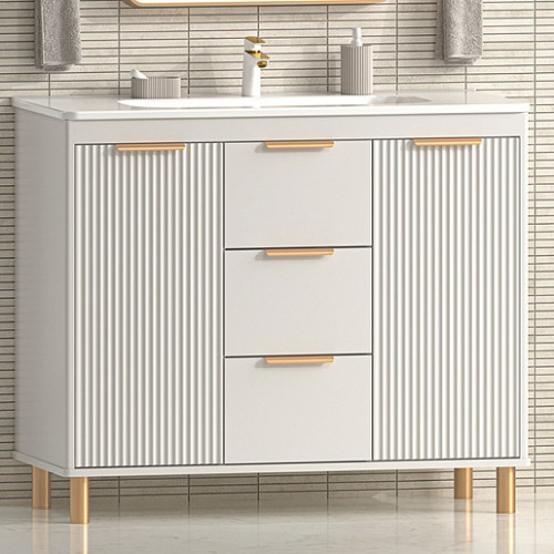 Brevita Тумба с раковиной Risacca Crema 100 серая