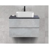 Cezares Тумба с раковиной Molveno-46 80 подвесная beton столешница KEP-80-MNO