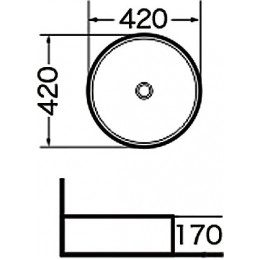 Grossman Тумба с раковиной Флай 70 GR-3014 дуб сонома/серая