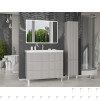 Brevita Тумба с раковиной Victory 105 серый шелк