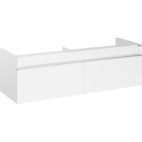Velvex Тумба с раковиной Pulsus 140 белый глянец