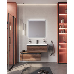 Cezares Тумба Slider 80 дымчатый орех