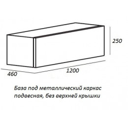 Cezares Тумба и каркас с раковиной Cadro 120 Bianco, раковина TECLA