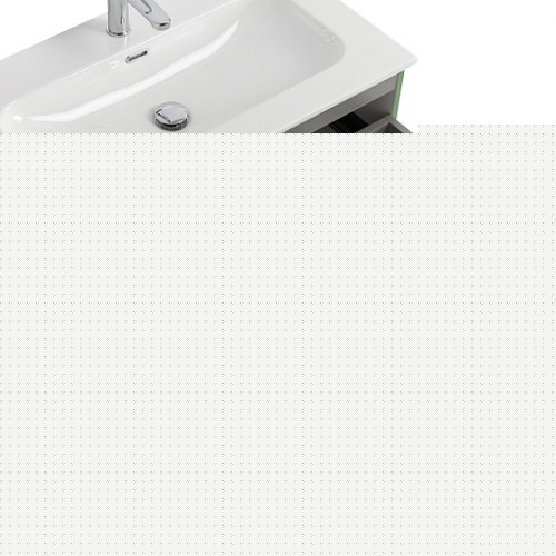 Cezares Тумба с раковиной Eco Cer-N 80 фисташковый софт CZR-8073-80 ручки матовые чёрные
