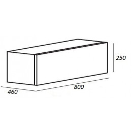 Cezares Тумба и каркас с раковиной Cadro 80 Bianco