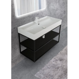 Cezares Каркас с раковиной двойной Cadro 120, раковина TECLA