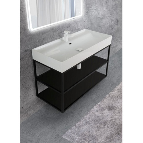 Cezares Каркас с раковиной двойной Cadro 120, раковина TECLA