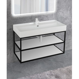 Cezares Каркас с раковиной двойной Cadro 120, раковина TECLA