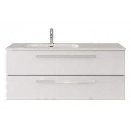 Cezares Тумба с раковиной Eco Cer-N 120 L bianco lucido CZR-8095-120-L ручки сатин