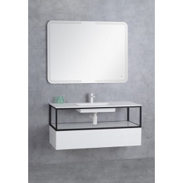 Cezares Тумба и каркас с раковиной Cadro 120 Bianco