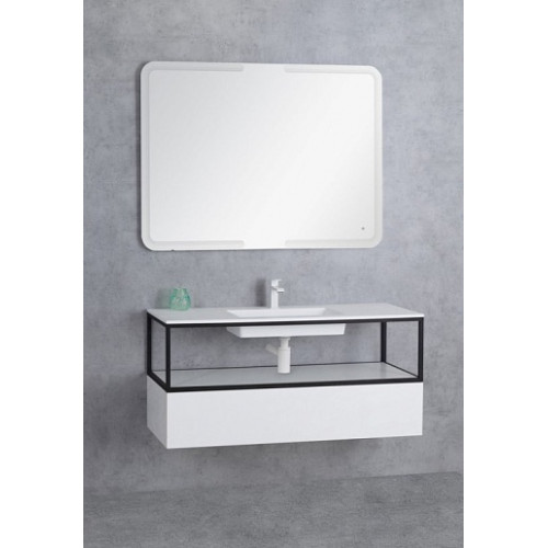Cezares Тумба и каркас с раковиной Cadro 120 Bianco