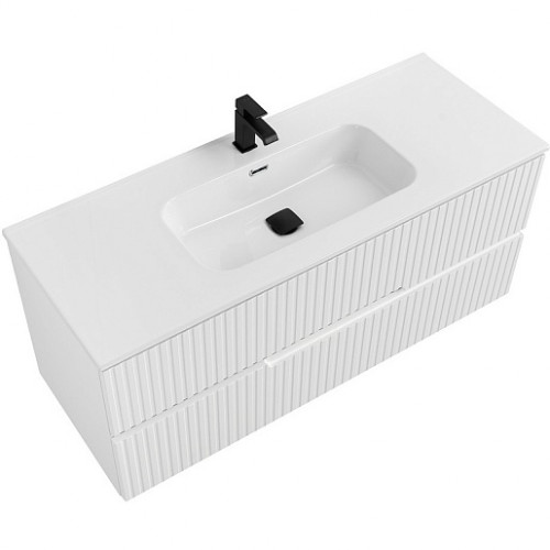 Cezares Тумба с раковиной Duet-N 120 подвесная CZR-8095-120 Bianco Opaco