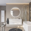 Cezares Тумба с раковиной Eco Cer-N 120 bianco opaco CZR-8095-120 ручки сатин