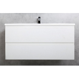Cezares Тумба с раковиной MOLVENO 100 Bianco Ghiaccio