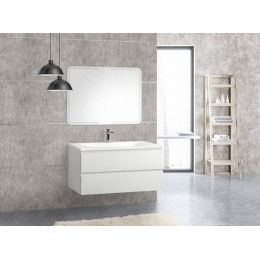 Cezares Тумба с раковиной MOLVENO 100 Bianco Ghiaccio