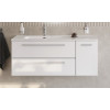 Cezares Тумба с раковиной Eco Cer-N 120-1 L bianco lucido CZR-8095-120-L ручки сатин