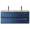 Cezares Тумба с раковиной Eco Cer-N 120 с 4 ящиками sapfiro CZR-8073-120-2 ручки матовые чёрные