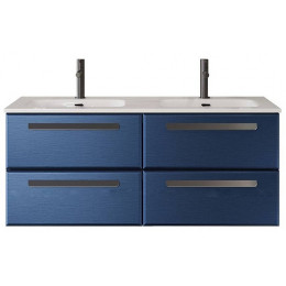 Cezares Тумба с раковиной Eco Cer-N 120 с 4 ящиками sapfiro CZR-8073-120-2 ручки матовые чёрные