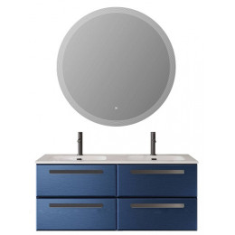 Cezares Тумба с раковиной Eco Cer-N 120 с 4 ящиками sapfiro CZR-8073-120-2 ручки матовые чёрные