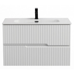 Cezares Тумба с раковиной Duet-N 80 подвесная bianco opaco CZR-8095-80
