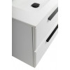 Cezares Тумба с раковиной Eco Cer-N 80 bianco lucido CZR-8095-80 ручки чёрные