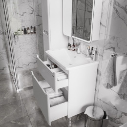 Grossman Тумба с раковиной Адель 70 белая