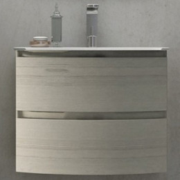 Cezares Тумба с раковиной Vague 70 rovere sbiancato