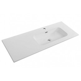 Cezares Тумба с раковиной Eco Cer-N 120-1 R bianco lucido CZR-8095-120-R ручки серые