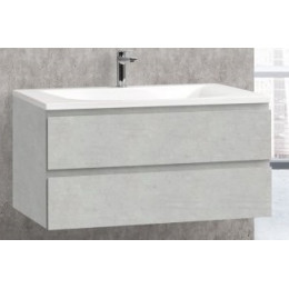 Cezares Тумба с раковиной MOLVENO 100 Beton