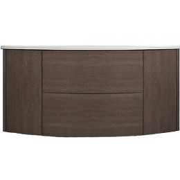 Cezares Тумба с раковиной Eden 120 rovere scuro soft раковина 82368