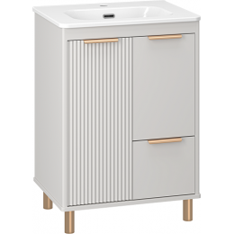 Brevita Тумба с раковиной Risacca Crema 60 серая
