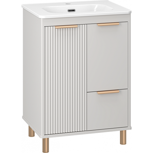 Brevita Тумба с раковиной Risacca Crema 60 серая