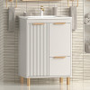 Brevita Тумба с раковиной Risacca Crema 60 серая