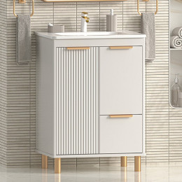 Brevita Тумба с раковиной Risacca Crema 60 серая
