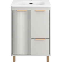 Brevita Тумба с раковиной Risacca Crema 60 серая