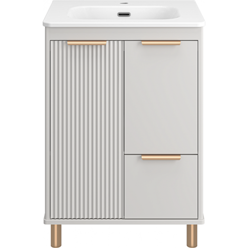 Brevita Тумба с раковиной Risacca Crema 60 серая