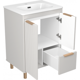 Brevita Тумба с раковиной Risacca Crema 60 серая