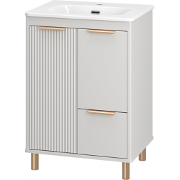 Brevita Тумба с раковиной Risacca Crema 60 серая
