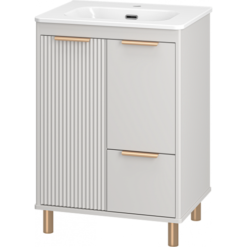 Brevita Тумба с раковиной Risacca Crema 60 серая