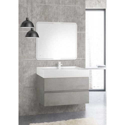 Cezares Тумба с раковиной MOLVENO 46-80 Beton