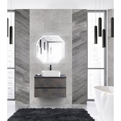 BelBagno Тумба с раковиной Molveno-46 80 подвесная ossido столешница KEP-80-MNO