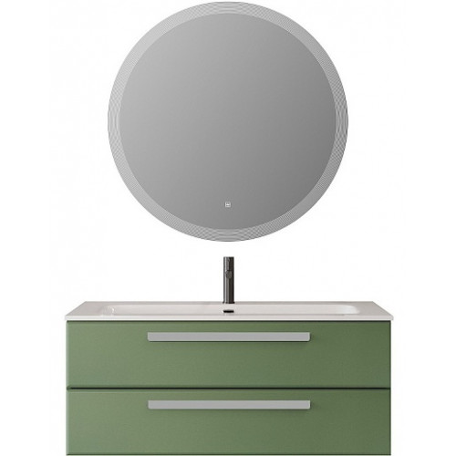 Cezares Тумба с раковиной Eco Cer-N 120 фисташковый софт CZR-8095-120 ручки серые