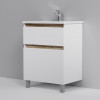 Am.Pm Тумба с раковиной X-Joy 65 белый глянец, напольная