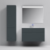 Am.Pm Тумба с раковиной Inspire 2.0 100 графит матовый