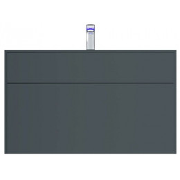 Am.Pm Тумба с раковиной Inspire 2.0 100 графит матовый