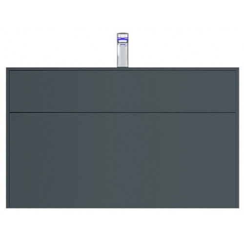 Am.Pm Тумба с раковиной Inspire 2.0 100 графит матовый