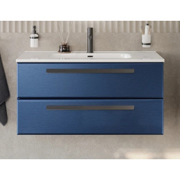 Cezares Тумба с раковиной Eco Cer-N 100 sapfiro CZR-8095-100 ручки чёрные