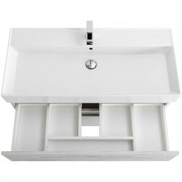 BelBagno Тумба с раковиной Molveno-46 80 подвесная legno bianco