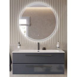 Cezares Тумба с раковиной Eco Cer-N 120 grafito CZR-8073-120 ручки чёрные